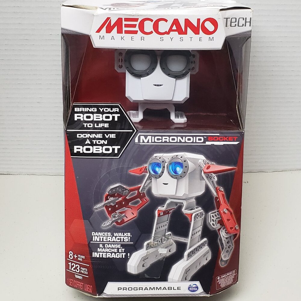 Meccano Micronoid 91815 Socket Robot Building Kit